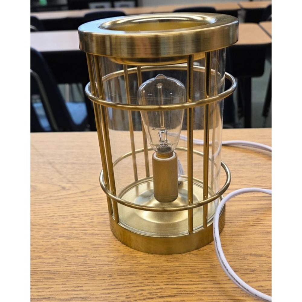 Threshold Brass Edison Bulb Candle Wax Warmer Bronze Metal EB-051